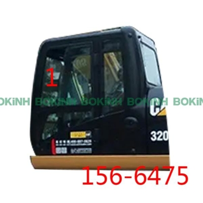 Fahrerhaus-Glas 156-6475 320D2 CATERPILLAR verließ Seitenschrägen-Position NO.1